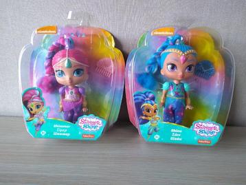 ☼ Poppetjes Shimmer & Shine Regenboog haren beschikbaar voor biedingen