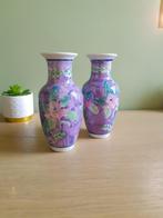 Duo de vases en porcelaine ancien vintage, Enlèvement ou Envoi