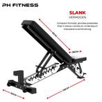 PH Fitness Verstelbare Schuin Verstelbare Trainingsbank, Sport en Fitness, Ophalen, Nieuw, Benen, Fitnessbank