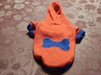 (37)- pull petit chien t.S rouge bleu, Animaux & Accessoires, Vêtements pour chiens, Enlèvement ou Envoi, Comme neuf, Pull pour chien