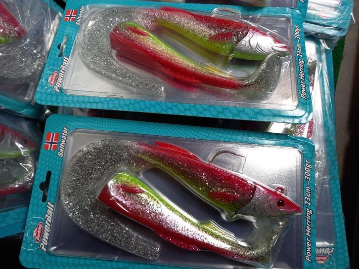 300 gram Power Herring (Berkley Powerbait) ..in 2 kleuren..., Watersport en Boten, Hengelsport | Roofvissen, Nieuw, Overige typen
