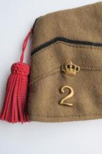 ABBL ww2 : bonnet de police 2 Rgt de Ligne, Verzamelen, Ophalen of Verzenden, Landmacht, Overige typen