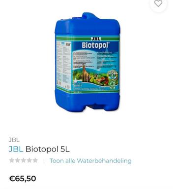 JBL Biotopol 5 liter  beschikbaar voor biedingen