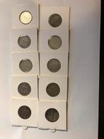 10 x prachtige zilveren 1 Fr, Postzegels en Munten, Munten | België, Ophalen of Verzenden, Zilver, Losse munt