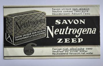 Buvard Savon Neutrogena Zeep., Enlèvement ou Envoi, Utilisé, Autres types