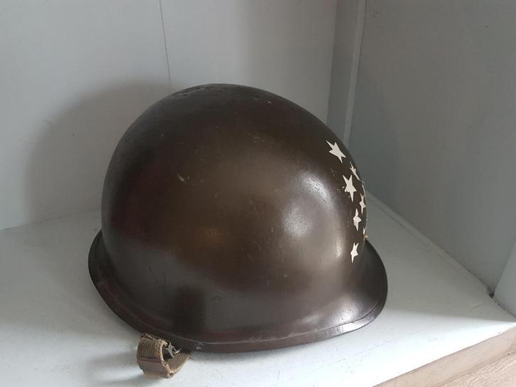 M1 helm - Oorlogshelm - Staal - met binnen helm & Kin riem, Antiquités & Art, Art | Art non-occidental, Enlèvement ou Envoi