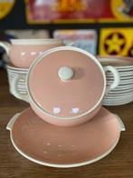 Grand lot de set de salle à manger rose Villeroy Bich Santos, Collections, Enlèvement ou Envoi, Utilisé, Porcelaine, Service complet