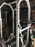 SQUAT RACK, Sport en Fitness, Fitnessapparatuur, Krachtstation, Benen, Gebruikt, Metaal