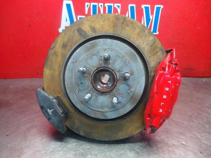 REMKLAUW LINKS ACHTER ABS Tesla Model S (01-2012/02-2016), Auto-onderdelen, Remmen en Aandrijving, Overige automerken, Gebruikt