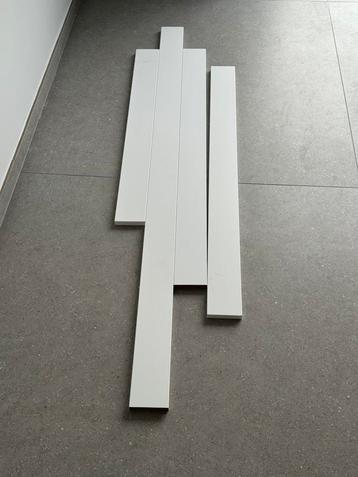 Nieuwe planken matt wit, Doe-het-zelf en Bouw, Hout en Planken, Ophalen