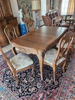 Eiken eetplaats in Luikse stijl, Ophalen, Zo goed als nieuw, Luikse, 6 tot 8 stoelen