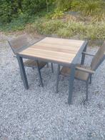 Tables en bois exotique très bon état, Tuin en Terras, Tuinsets en Loungesets, Ophalen, Gebruikt, Hout