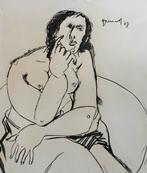 Godfried Vervisch, Antiek en Kunst, Kunst | Tekeningen en Fotografie, Ophalen