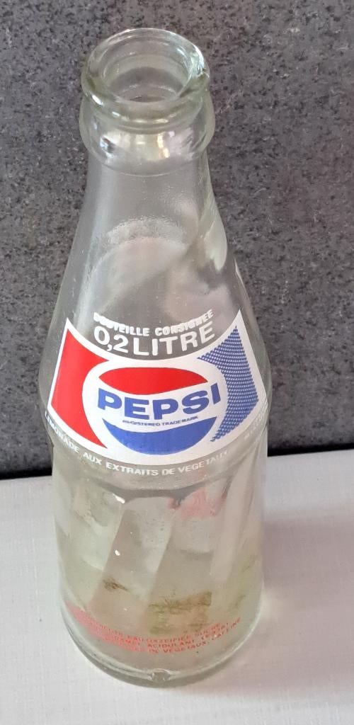 Bouteille Verre Ancienne PEPSI-COLA 1 Litre - Originale