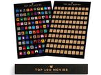 Scratch off poster met 100 top rated films in top kwaliteit, Ophalen of Verzenden, Nieuw