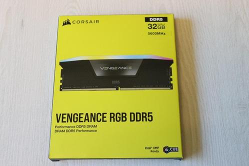 Corsair Vengeance RGB DDR5-5600 32GB (2x16GB), Computers en Software, RAM geheugen, Zo goed als nieuw, Desktop, 32 GB, DDR5, Ophalen of Verzenden