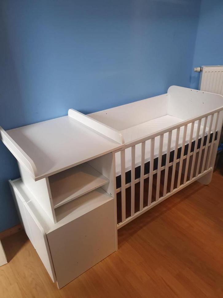 Lit combiné bébé, Kinderen en Baby's, Babywiegjes en Ledikanten, Gebruikt, Ledikant, Ophalen