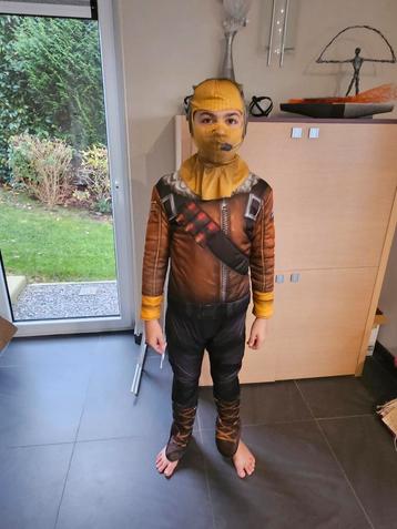 Costume Fortnite raptor / rapace enfant 9 à 10 ans disponible aux enchères