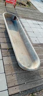 grote antieke metalen trog, drinkbak, Tuin en Terras, Ophalen, Tuin, Minder dan 30 cm, 100 cm of meer