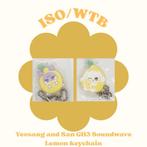 ISO WTB Ateez Yeosang San aniteez GH3 soundwave keychains, Ophalen of Verzenden