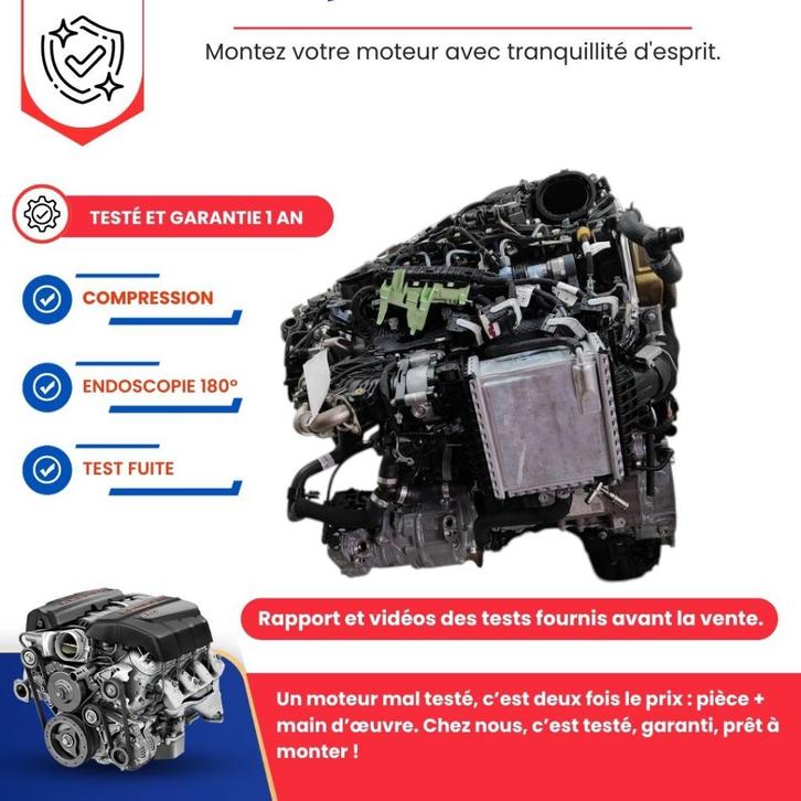 Mercedes gle ii 300 cdi 300d w167 4-matic complete motor, Auto-onderdelen, Motor en Toebehoren, Nieuw, Ophalen of Verzenden