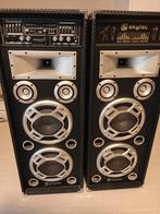 Skytec karaoke boxen met verlichting, Audio, Tv en Foto, Ophalen, Zo goed als nieuw