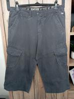 grijze 3/4 katoenen broek mt 34, Porté, Autres tailles, Enlèvement ou Envoi, Gris