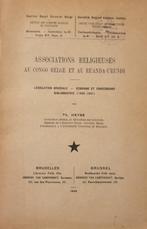 (CONGO) Associations religieuses au Congo belge et au Ruanda, Ophalen of Verzenden
