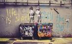 BANKSY: XXL-lithografie (56 bij 76 cm). Met COA, Antiek en Kunst, Ophalen of Verzenden
