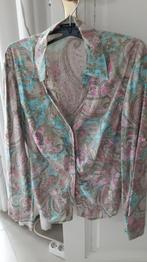 Bloes merk Caroline Biss en gilet merk Street One mt 40, Ophalen of Verzenden, Zo goed als nieuw, Beige