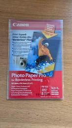 Canon foto papier pro voor randloos printen, Audio, Tv en Foto, Fotografie | Fotopapier, Ophalen of Verzenden, Nieuw