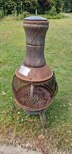 Tuinhaard, 80 cm hoog, 40 cm diam., Ophalen, Gebruikt