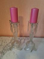 Antieke kandelaars, Ophalen, Glas