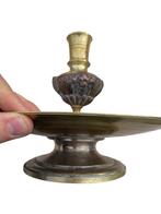 Bronzen Tazza met kaarshouder „A Paris”, Antiek en Kunst, Ophalen of Verzenden, Brons