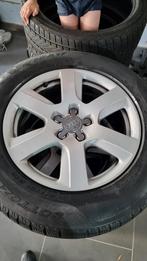 AUDI ORIGINELE alu velgen met goede banden pirelli 235-50-17, Ophalen of Verzenden, Band(en)