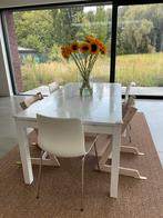 Eetkamerstoelen 5stuks - Ikea - Wit, Huis en Inrichting, Stoelen, Ophalen, Zo goed als nieuw, Wit