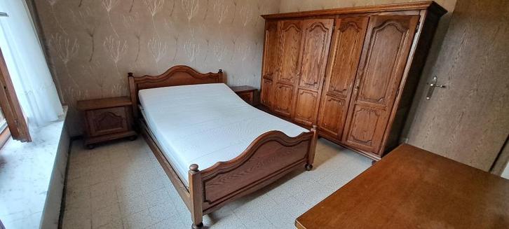 Slaapkamer eik, Huis en Inrichting, Slaapkamer | Complete slaapkamers, Gebruikt, Tweepersoons, Ophalen