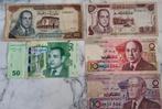 Oude Marokkaanse munten van 100 dirham, 10 dirham, 50 dirham, Postzegels en Munten, Bankbiljetten | Europa | Niet-Eurobiljetten