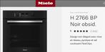 Fouf encast.Miele intelligente "BlackLine" XXL 76L./A+/Wi-Fi, Elektronische apparatuur, Ophalen, Hete lucht, Nieuw, Oven met grill