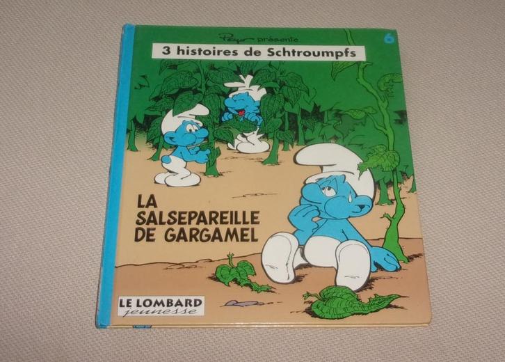 bd 3 histoires de schtroumpfs 6 la salsepareille de gargamel, Boeken, Stripverhalen, Ophalen