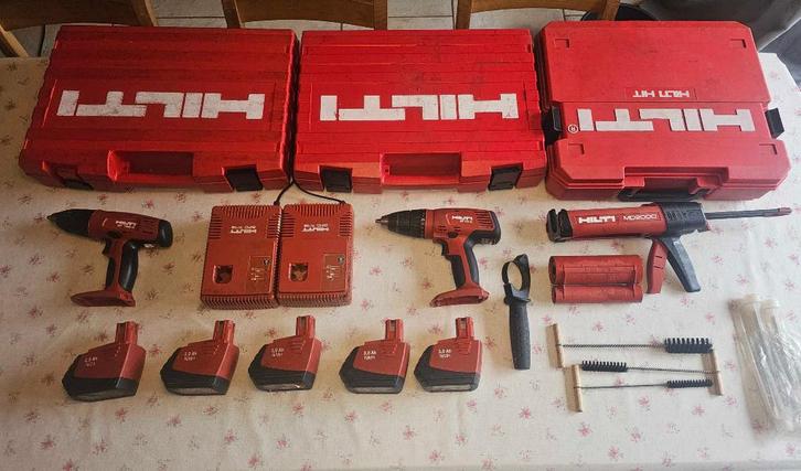 Lot outillage PRO 100 % HILTI – Complet, Bricolage & Construction, Outillage | Outillage à main, Utilisé, Enlèvement