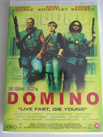 DVD DOMINO (Actiefilm met Keira Knightley & Mickey Rourke)