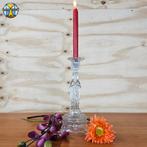 Verreries de Scailmont Art Deco glazen Kandelaar Maria hart, Ophalen of Verzenden