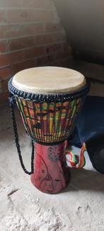 Djembé klein model, Muziek en Instrumenten, Drumstellen en Slagwerk, Ophalen, Gebruikt