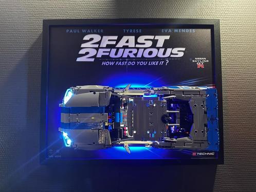 LEGO poster — Nissan Skyline GT-R 2 Fast 2 Furious, Kinderen en Baby's, Speelgoed | Duplo en Lego, Zo goed als nieuw, Lego, Ophalen
