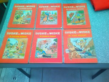 6 Suske en Wiske strips.1ste druk 1955-1959.