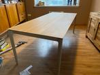 Tafel eik 220cm op 95 cm, Huis en Inrichting, Tafels | Eettafels, Ophalen, Eikenhout, 50 tot 100 cm, Vijf personen of meer