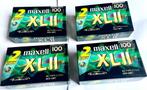 4 x 2 pak Maxell XL II 100 cassettes bandjes., CD & DVD, 2 à 25 cassettes audio, Neuf, dans son emballage, Enlèvement ou Envoi