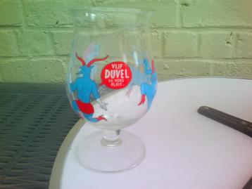 Duvel glas Piet Parra. beschikbaar voor biedingen