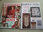 lot revues points de croix, Hobby & Loisirs créatifs, Broderie & Machines à broder, Enlèvement ou Envoi, Utilisé, Broderies à la main